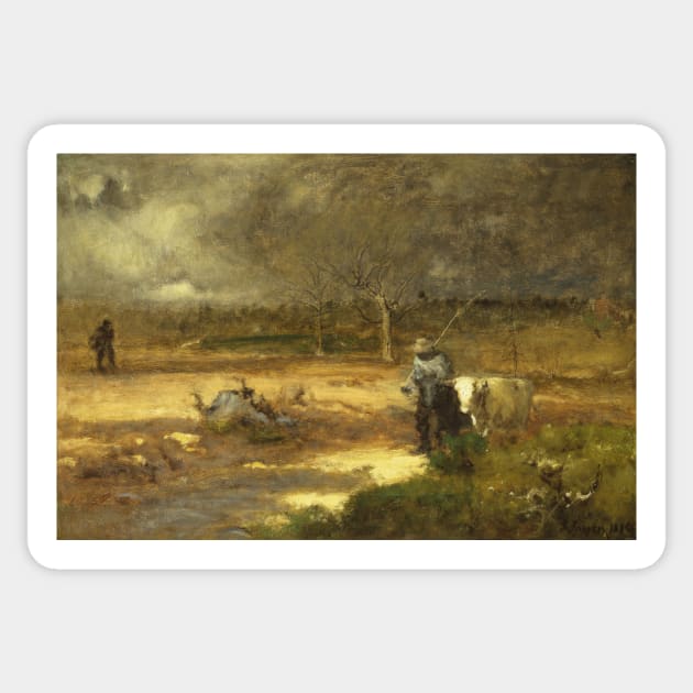 Homeward by George Inness Sticker by Classic Art Stall